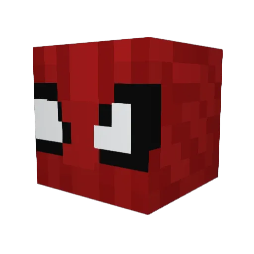 MatuzazLTU Minecraft avatar head, 3D render