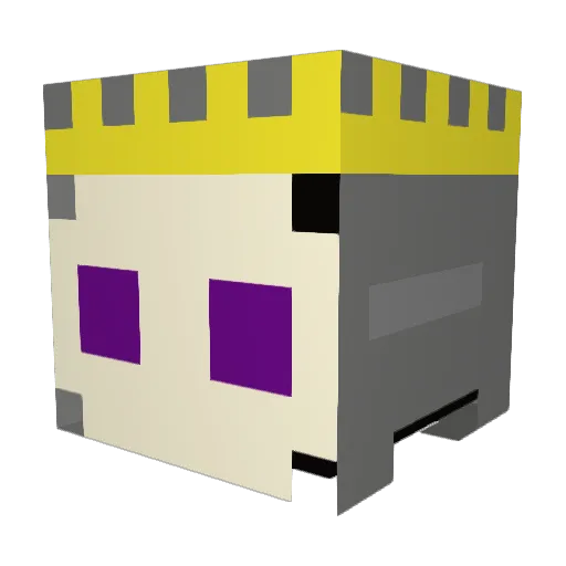 Matval11 Minecraft avatar head, 3D render