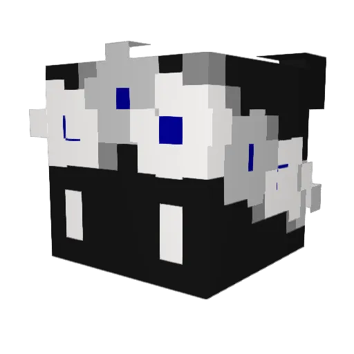 MatveiKaaaa Minecraft avatar head, 3D render