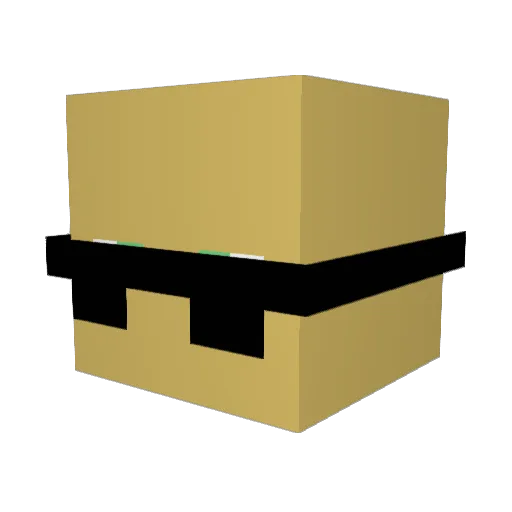 Matveii123 Minecraft avatar head, 3D render