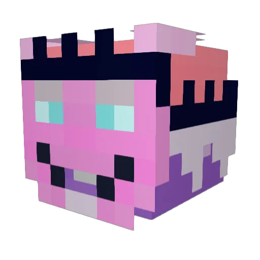 MatveyDL3 Minecraft avatar head, 3D render