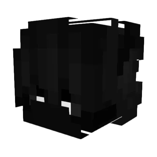 MatwaXx Minecraft avatar head, 3D render