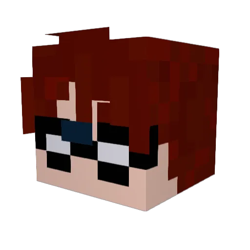 MatyM024 Minecraft avatar head, 3D render