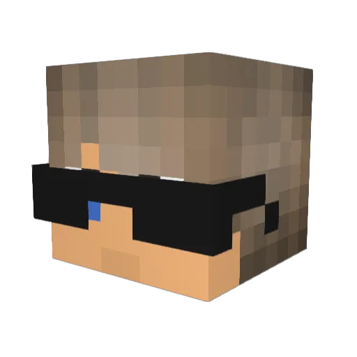 MatyMaty69 Minecraft avatar head, 3D render