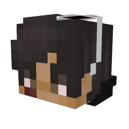 Maty_01 Minecraft avatar head, 3D render