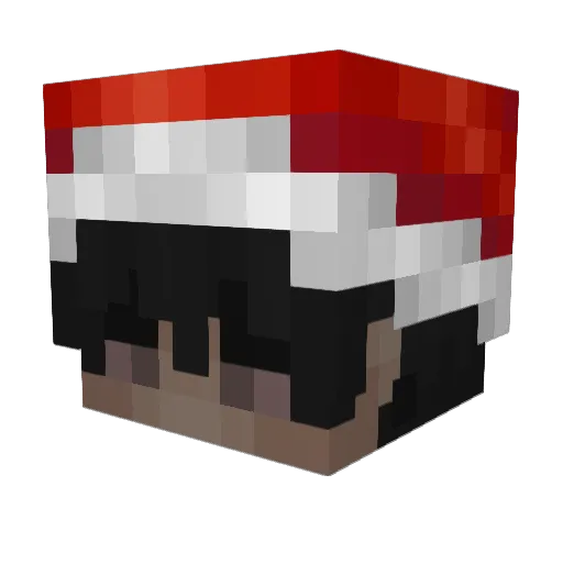 Maty_mucq Minecraft avatar head, 3D render