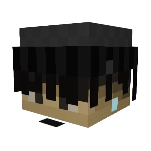Matyi08 Minecraft avatar head, 3D render