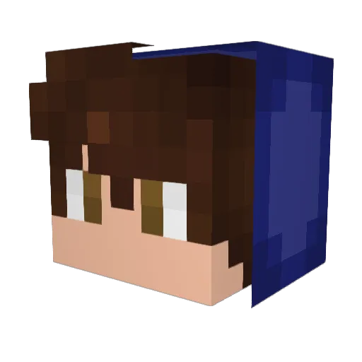 Matyi889 Minecraft avatar head, 3D render