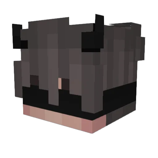 Matykik Minecraft avatar head, 3D render