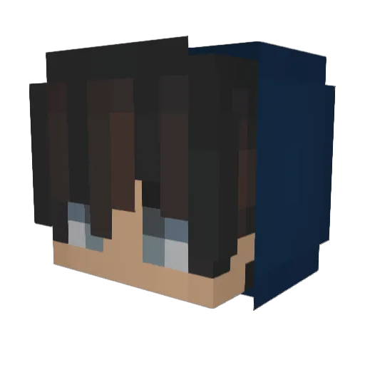 Matz200 Minecraft avatar head, 3D render