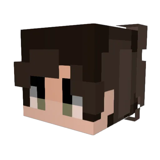 MatzelTVlife Minecraft avatar head, 3D render