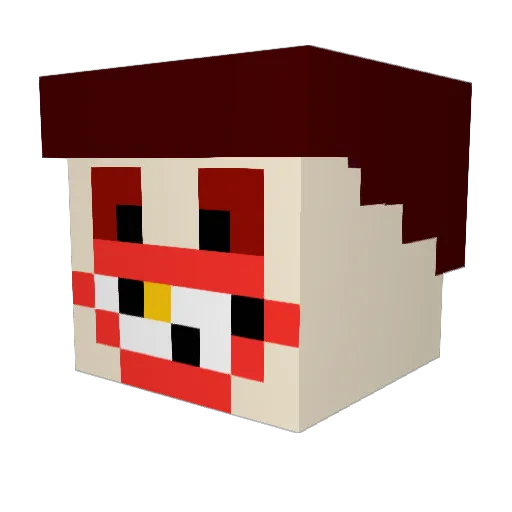 MatziSchatzi Minecraft avatar head, 3D render