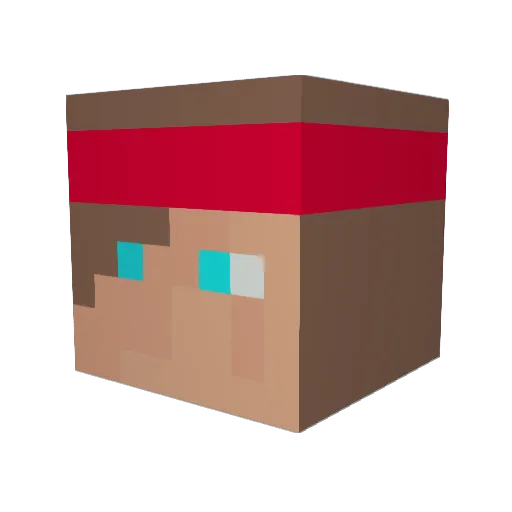 Matzinho340 Minecraft avatar head, 3D render