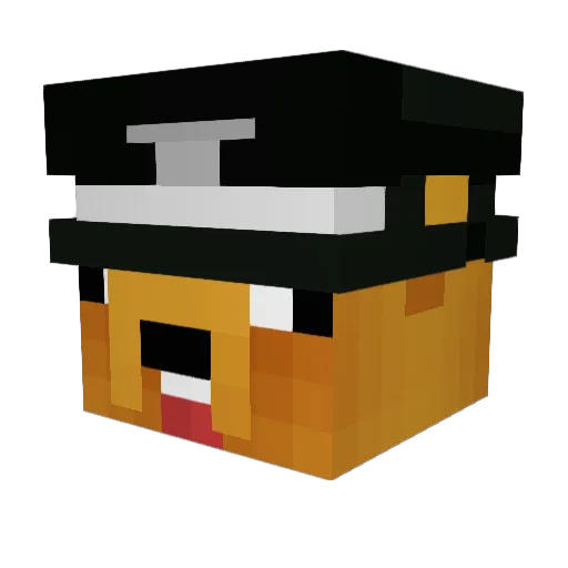 Matzy_ Minecraft avatar head, 3D render