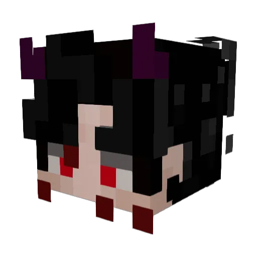 MauElAczino Minecraft avatar head, 3D render