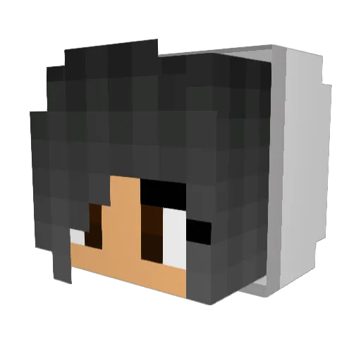 Mauerbluemchen20 Minecraft avatar head, 3D render