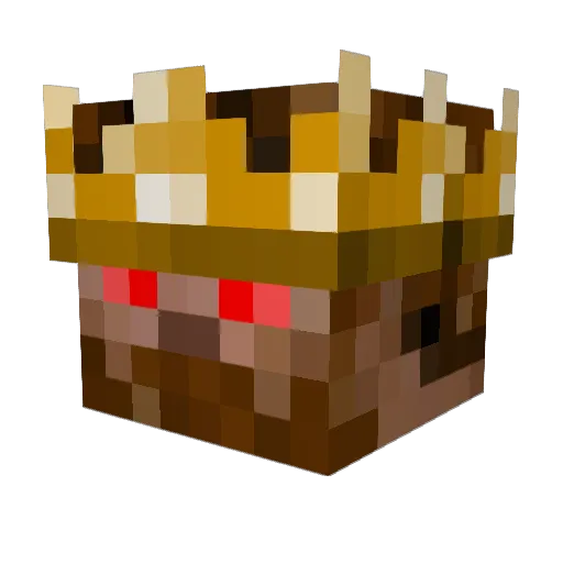 Maui43 Minecraft avatar head, 3D render
