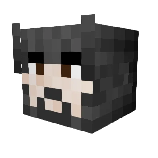 Maui_man Minecraft avatar head, 3D render