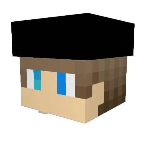 Maul057 Minecraft avatar head, 3D render