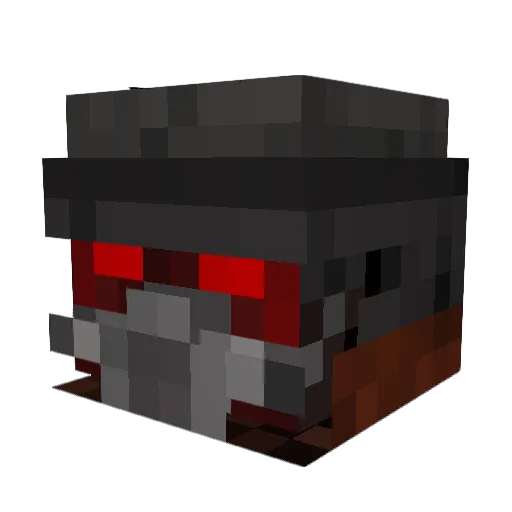MaulOpress06 Minecraft avatar head, 3D render