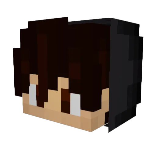 MauligerTom Minecraft avatar head, 3D render