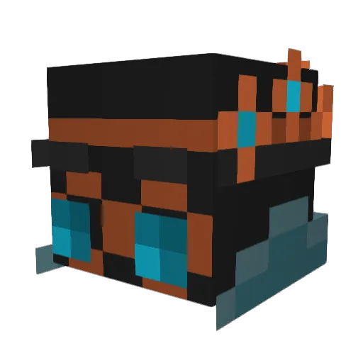 MauluS Minecraft avatar head, 3D render