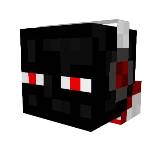 Maunkerl Minecraft avatar head, 3D render