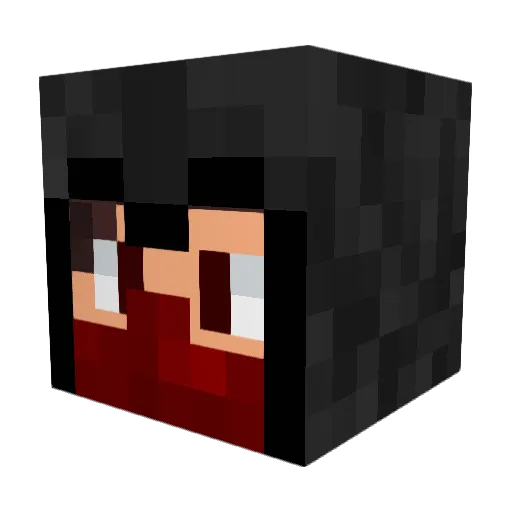 Maurice453 Minecraft avatar head, 3D render
