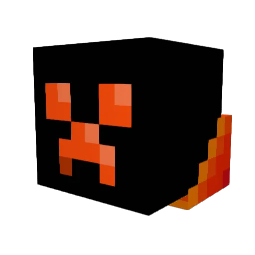 Maurikoo Minecraft avatar head, 3D render