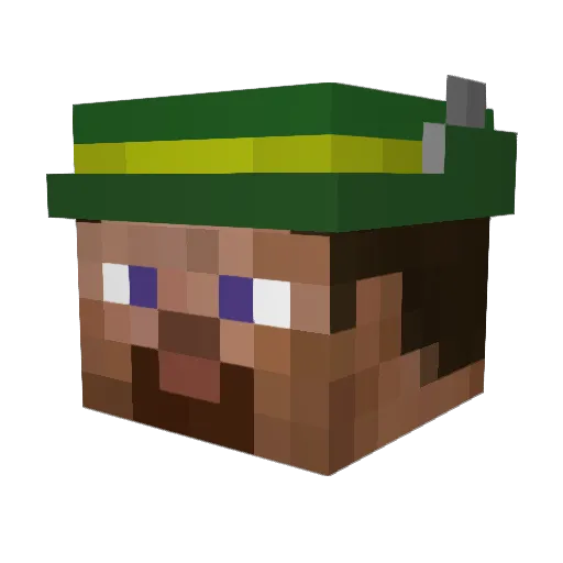 Maurits_T Minecraft avatar head, 3D render