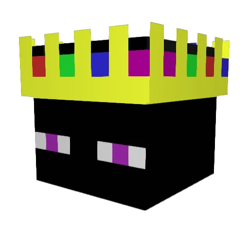 MauroSplit Minecraft avatar head, 3D render