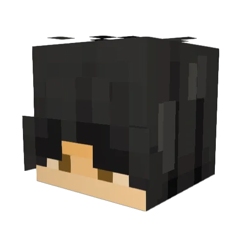 Mauryc2112 Minecraft avatar head, 3D render