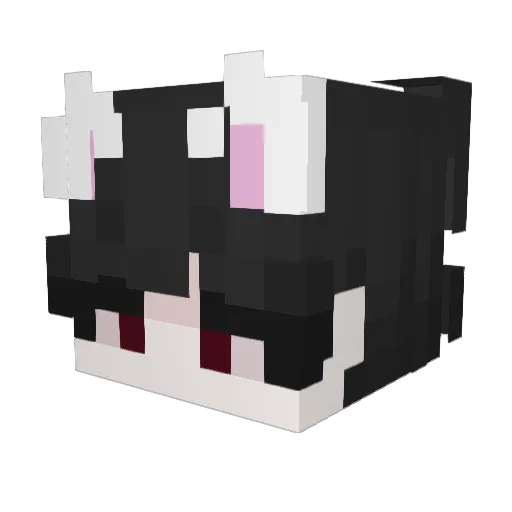 MausHabitos Minecraft avatar head, 3D render