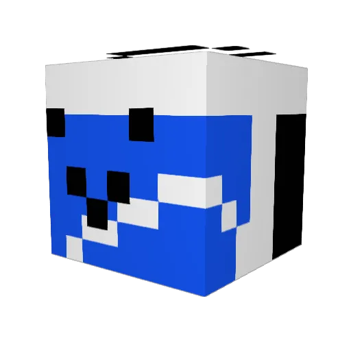 MausImKaktus Minecraft avatar head, 3D render