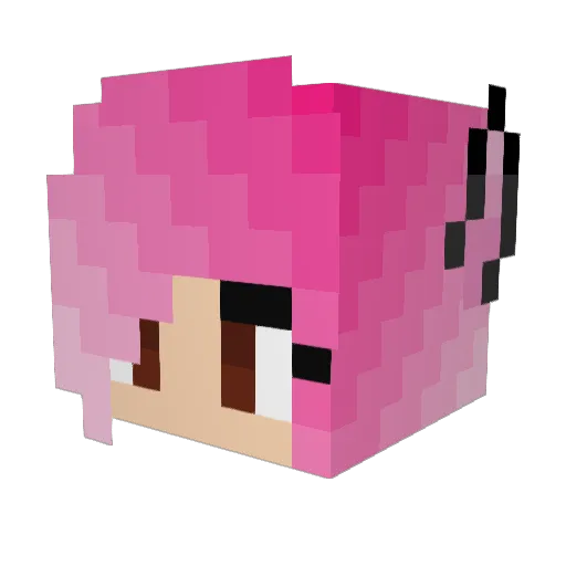Mausi36 Minecraft avatar head, 3D render