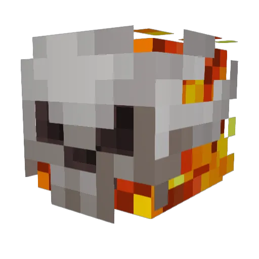 MausseN Minecraft avatar head, 3D render
