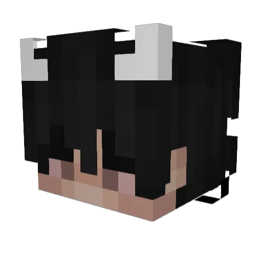 Mauther15 Minecraft avatar head, 3D render
