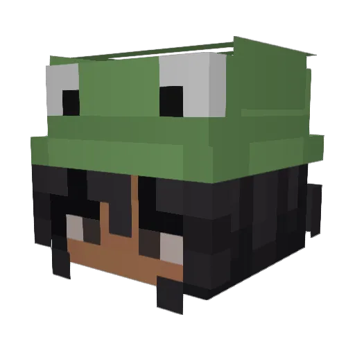 Mauwerz Minecraft avatar head, 3D render