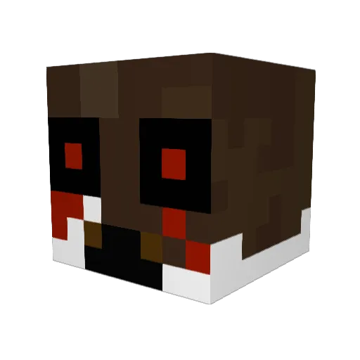 Mav2001 Minecraft avatar head, 3D render