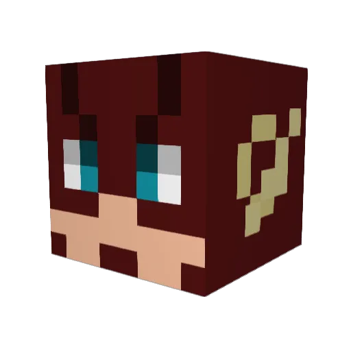 Mav6887 Minecraft avatar head, 3D render