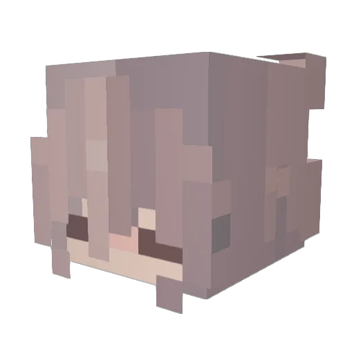 MavN109 Minecraft avatar head, 3D render