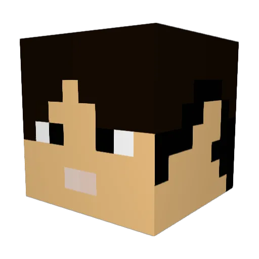 Maverick0510 Minecraft avatar head, 3D render