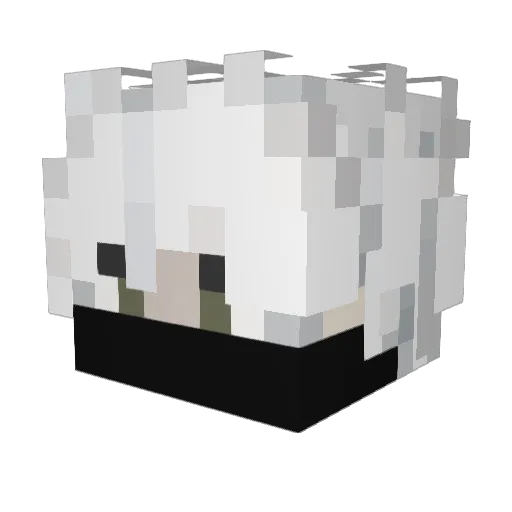 Maverick099 Minecraft avatar head, 3D render