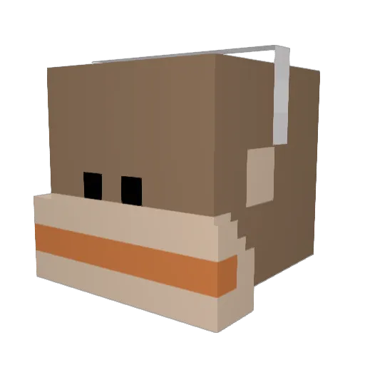 Maverick1232672 Minecraft avatar head, 3D render