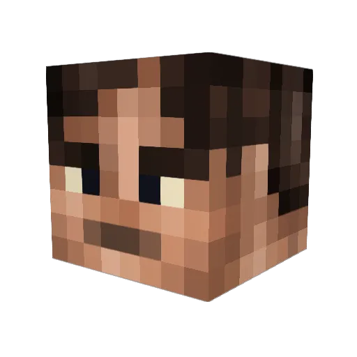 Maverick2000 Minecraft avatar head, 3D render