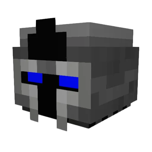 Maverick88 Minecraft avatar head, 3D render