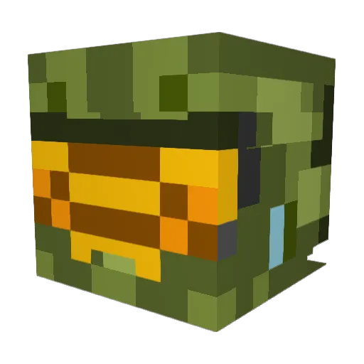 Maverick8950 Minecraft avatar head, 3D render