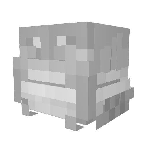 MaverickIIX Minecraft avatar head, 3D render