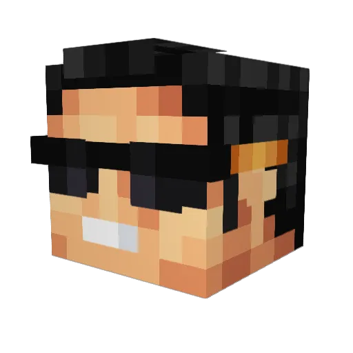 Maverick_1986 Minecraft avatar head, 3D render
