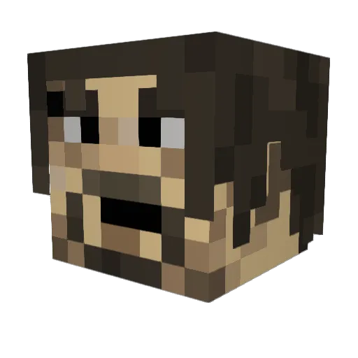 Maverick_Prime Minecraft avatar head, 3D render